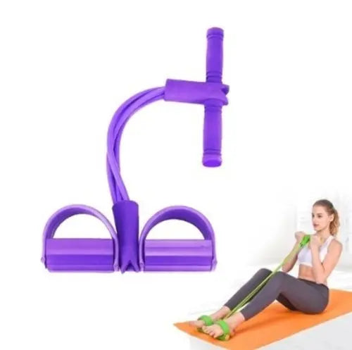 portable fitness resistance bands with pedals SkinAura